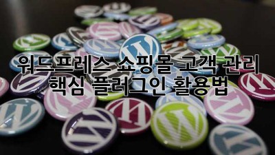 워드프레스 쇼핑몰, 고객 관리 핵심 플러그인 활용법